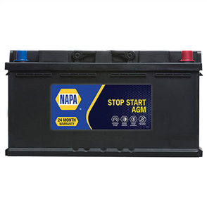 NAPA Absorbent Glass Mat Battery 353L x 175W x 190Hmm 850CCA 12V