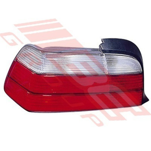 REAR LAMP - L/H - CLEAR/RED - BMW 3'S E36 1991-95 2DR