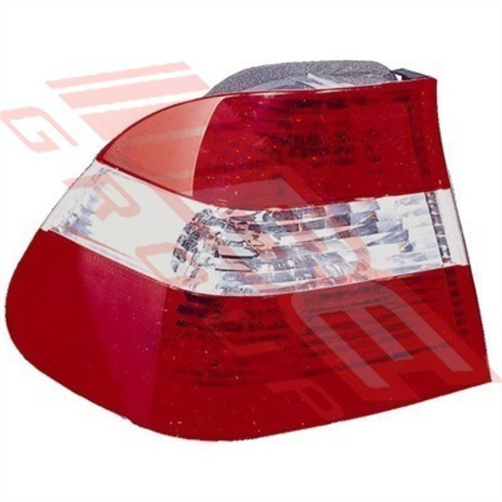 REAR LAMP - L/H - RED/CLEAR/RED - BMW 3'S E46 4D 2001