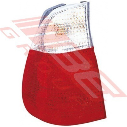 REAR LAMP - L/H - CLEAR/RED - BMW X5 E53 2000-03