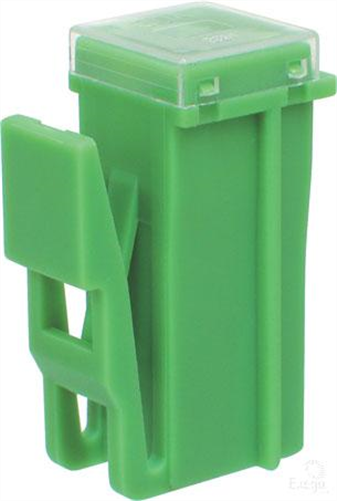 Fusible Link Female With Lock 30A Green 1 Pce
