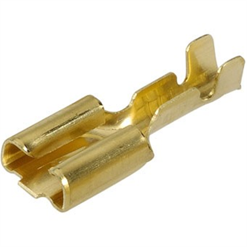 Crimp Terminal Female Blade Brass Terminal Entry 4.8 x0.8mm Non Insula