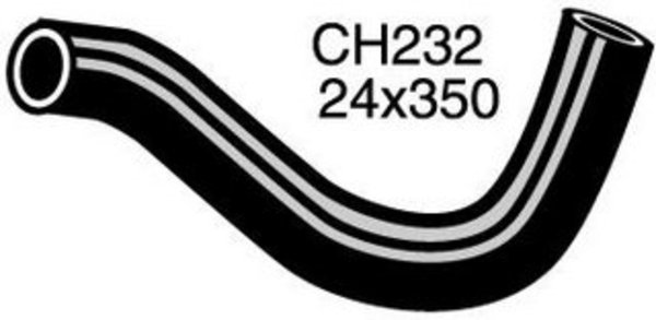RADIATOR HOSE LOWER - MORRIS MINI WITHOUT HEATER CH232