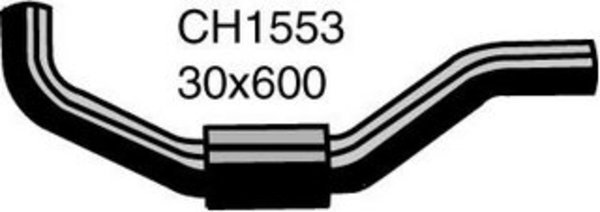 Radiator Upper Hose TOYOTA CARINA CORONA ST141R - 2.0L I4 CH1553