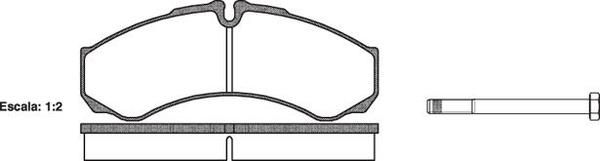 FCV1102 E FRONT DISC BRAKE PADS - IVECO DAILY 97-