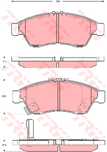 Brake Pad Set (DB1733)