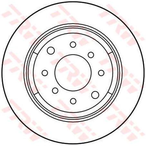 Disc Brake Rotor 267mm x 7.5 Min