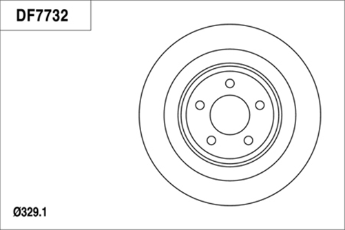 Disc Brake Rotor 329mm x 25 Min