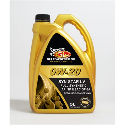 SYN-STAR SYNTHETIC 0W-20 ENGINE OIL - 5L 60528