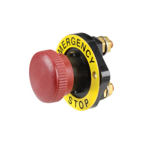 Emergency Stop Switch With Rotating Release 12/24V