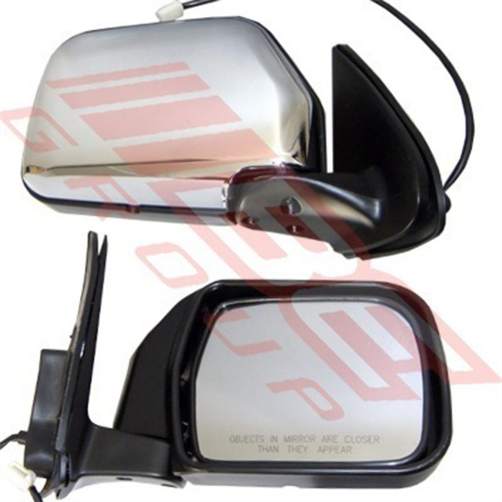MIRROR - CNR MOUNTED - ELECT - R/H - CHR - TOYOTA HILUX 2WD 1999-01