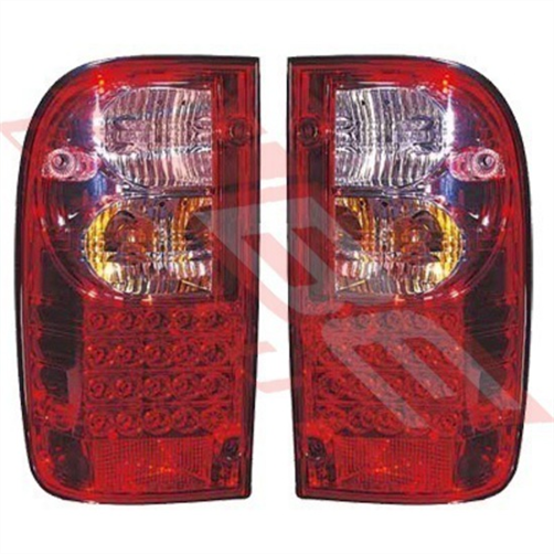 REAR LAMP - SET - L&R - RED - LED - TOYOTA HILUX 2WD/4WD 1999