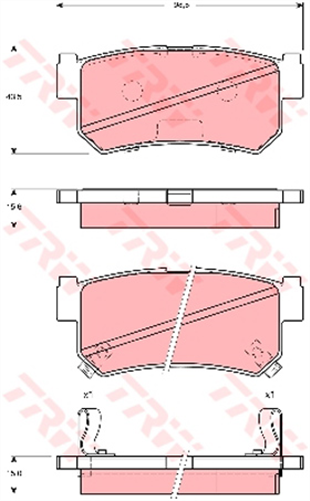 Brake Pad Set (DB1814)