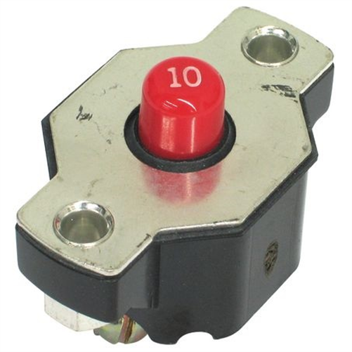 Circuit Breaker Manual Reset 10A 1 Pce