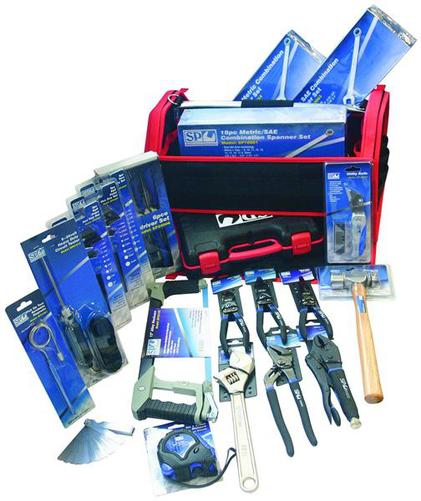 154PC TOOL KIT IN RUGGED CANVAS BAG
