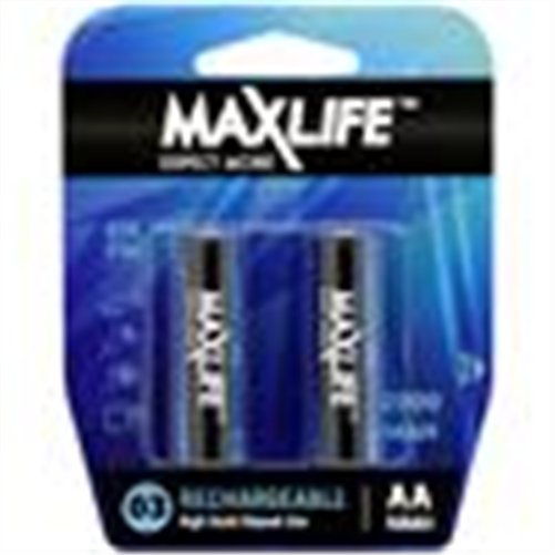 BATTERY  AA RECHARGEABLE 2500MAH 2-PACK