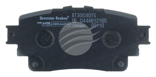 TRADE-LINE CERAMIC+ BRAKE PADS TOY YARIS MXPJ10R REAR BT30040TS
