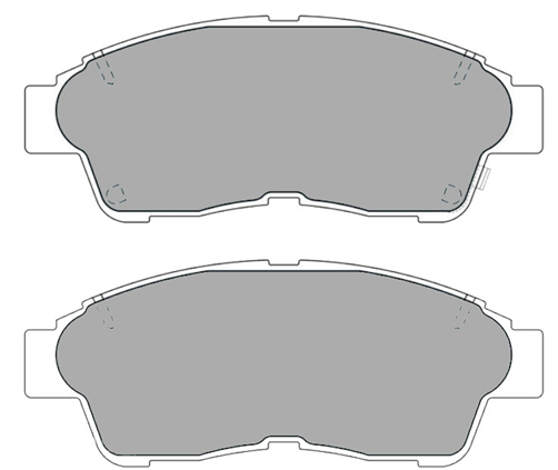 FRONT DISC BRAKE PADS - TOYOTA CAMRY SXV20 98-02