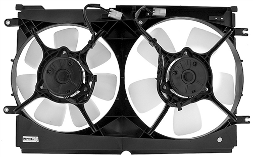 FAN ASSEMBLY COMMODORE VT V6 TO CHASSIS L435512 EF1186