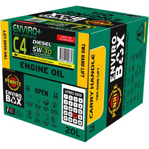 Enviro+ C4 5W-30 Engine Oil Enviro Box 20L