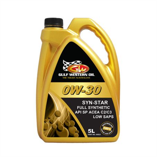 SYN-STAR SYNTHETIC 0W-30 ENGINE OIL - 5L 60523