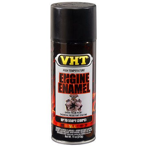 VHT Engine Enamel Paint Flat Black 312g