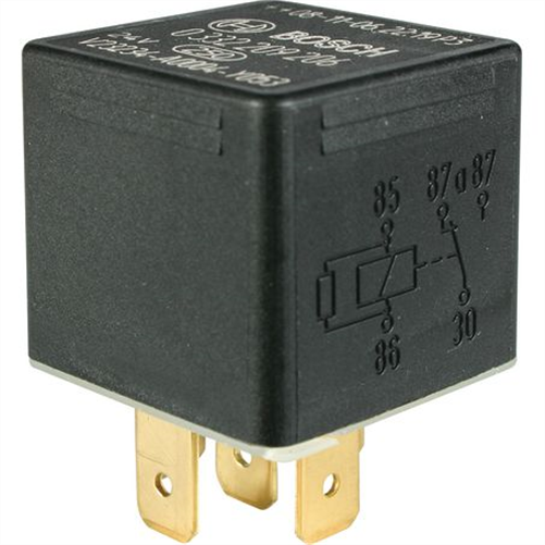 Bosch Mini Relay 24V Change Over 20/10A - Resistor Protected