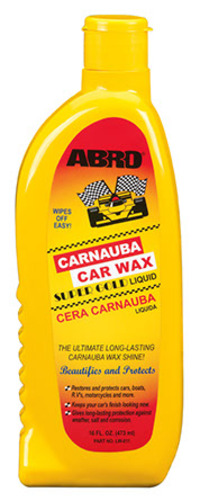 ABRO Carnauba Car Wax Super Gold Liquid - 473mL