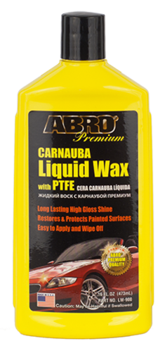 ABRO Premium Carnauba Liquid Wax - 473mL