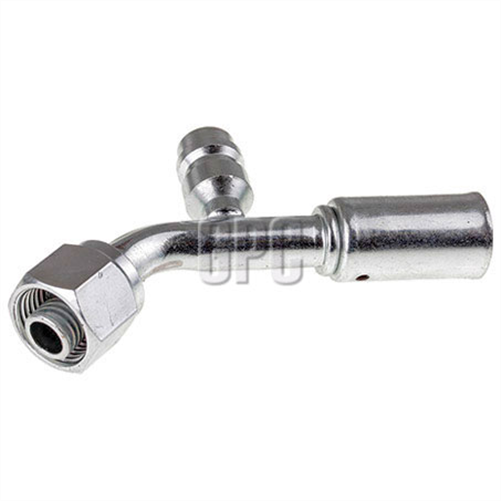 Steel Fitting # 8 FOR - Reduced Beadlock #8 45 With R134a Port