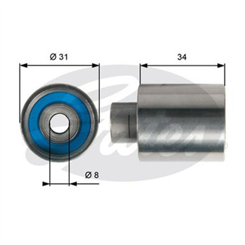 GATES IDLER PULLEY T41239