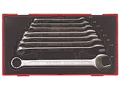 TENG 8PC COMB SPANNER SET 5/16-3/4IN - TC-TRAY