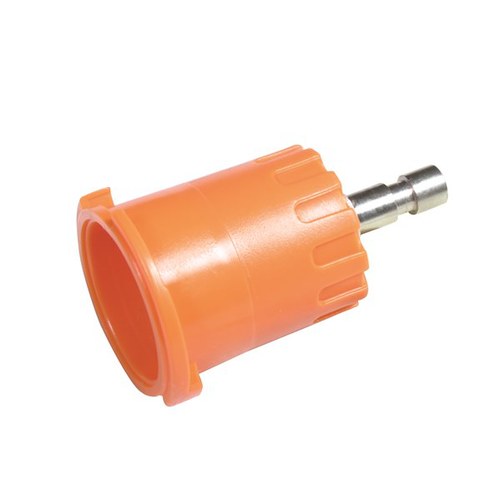 Radiator Cap Pressure Tester Adaptor - Orange Bayonet