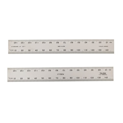 Stainless Steel Double Sided Rule Metric - 300mm