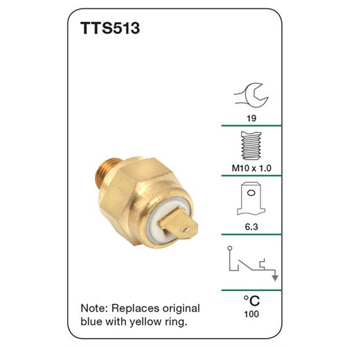 TRIDON WATER TEMP SWITCH (LIGHT) TTS513