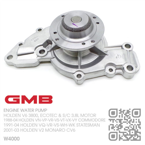 WATER PUMP HOLDEN COMMODORE VN-VY 3.8L V6 88-04