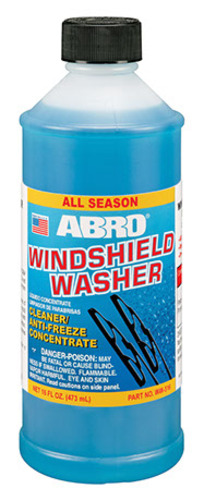 ABRO Windshield Washer Cleaner & Anti-Freeze Concentrate - 473mL