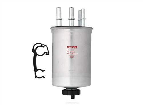 RYCO FUEL FILTER - (4 PIPE) JAG/L-ROVER Z751