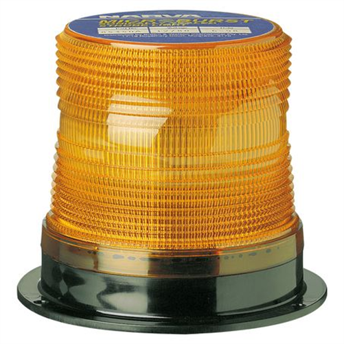 LED Beacon / Strobe Amber 12 to 40V Permanent Mount