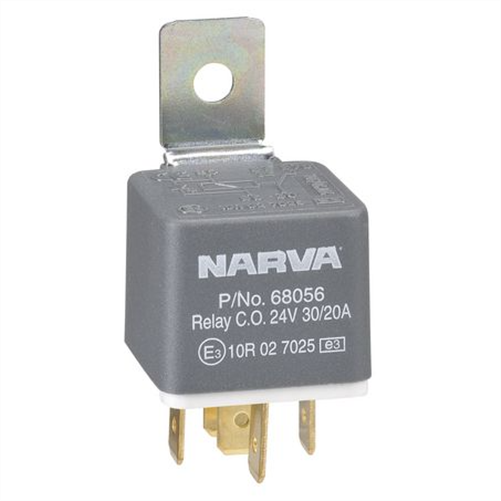 RELAY-24V 30/20AMP 5PIN W/DIODE