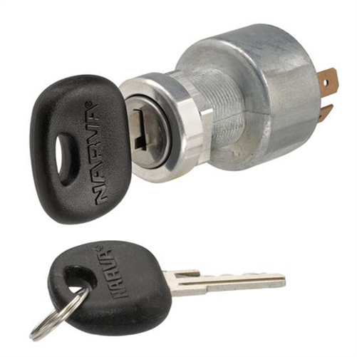 4 Position Ignition Switch (Contacts Rated 12A @ 12V)