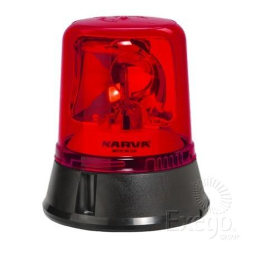 Halogen Beacon Red 12 or 24V Permanent Mount