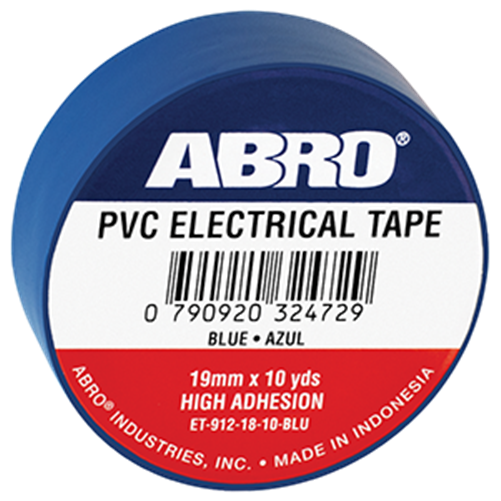 ABRO ELECTRICAL TAPE  .12mmx18mmx10yds BLUE