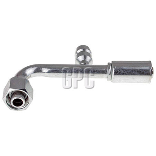 Steel Fitting # 8 FOR - Reduced Beadlock #8 90 With R134a Port