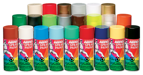 ABRO SPRAY PAINT FIRE RED