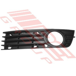 GRILLE - L/H - IN BUMPER - MAT BLACK - AUDI A4 2001