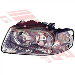 HEADLAMP - L/H - AUDI A3 1999-03 F/LIFT