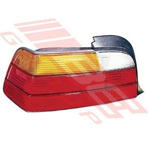 REAR LAMP - L/H - AMBER/CLEAR/RED - BMW 3'S E36 1991-95 2DR