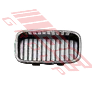 GRILLE - CENTRE - R/H - CHROME/BLACK - BMW 3'S E36 2DR/4DR 1991-95