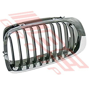 GRILLE - R/H - CHRM/BLACK - BMW 3'S E46 1998- COUPE